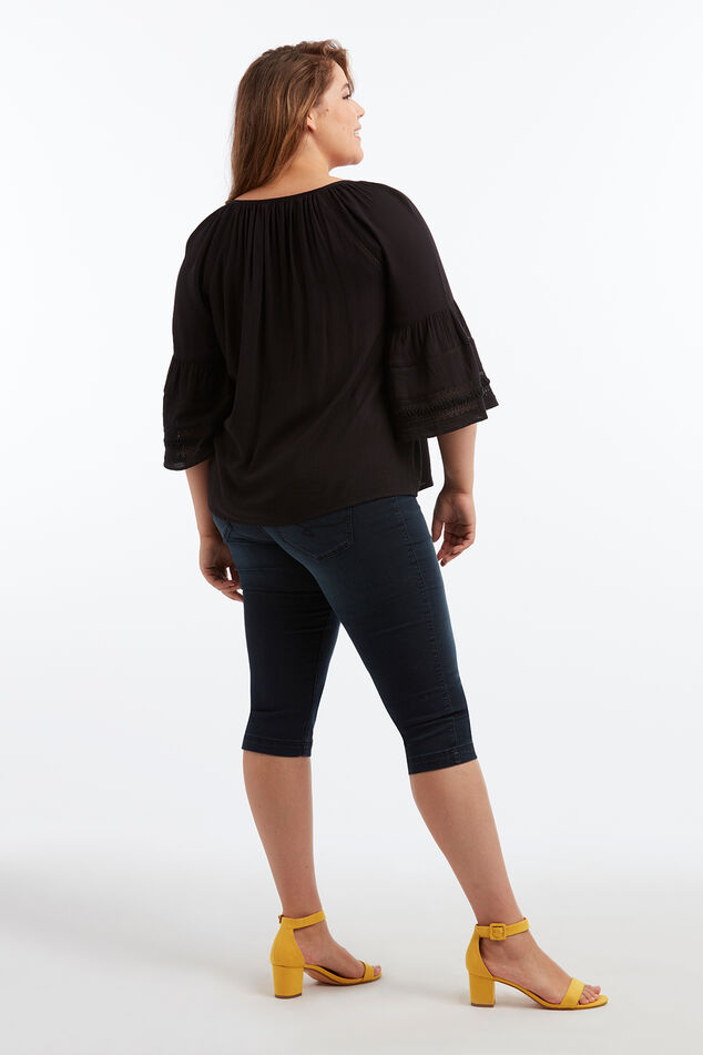 Bluse mit Bell-Sleeves image 5