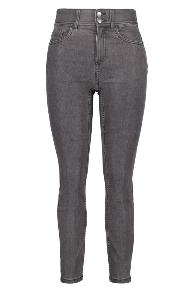 Damen Skinny-Leg-Jeans SCULPTS Grau | MS Mode