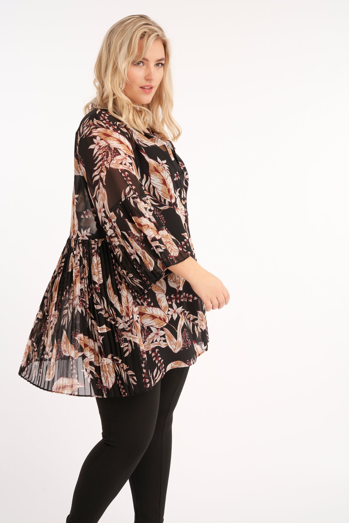 Damen Lange Bluse mit Trompetenärmeln | Official MS Mode® online store