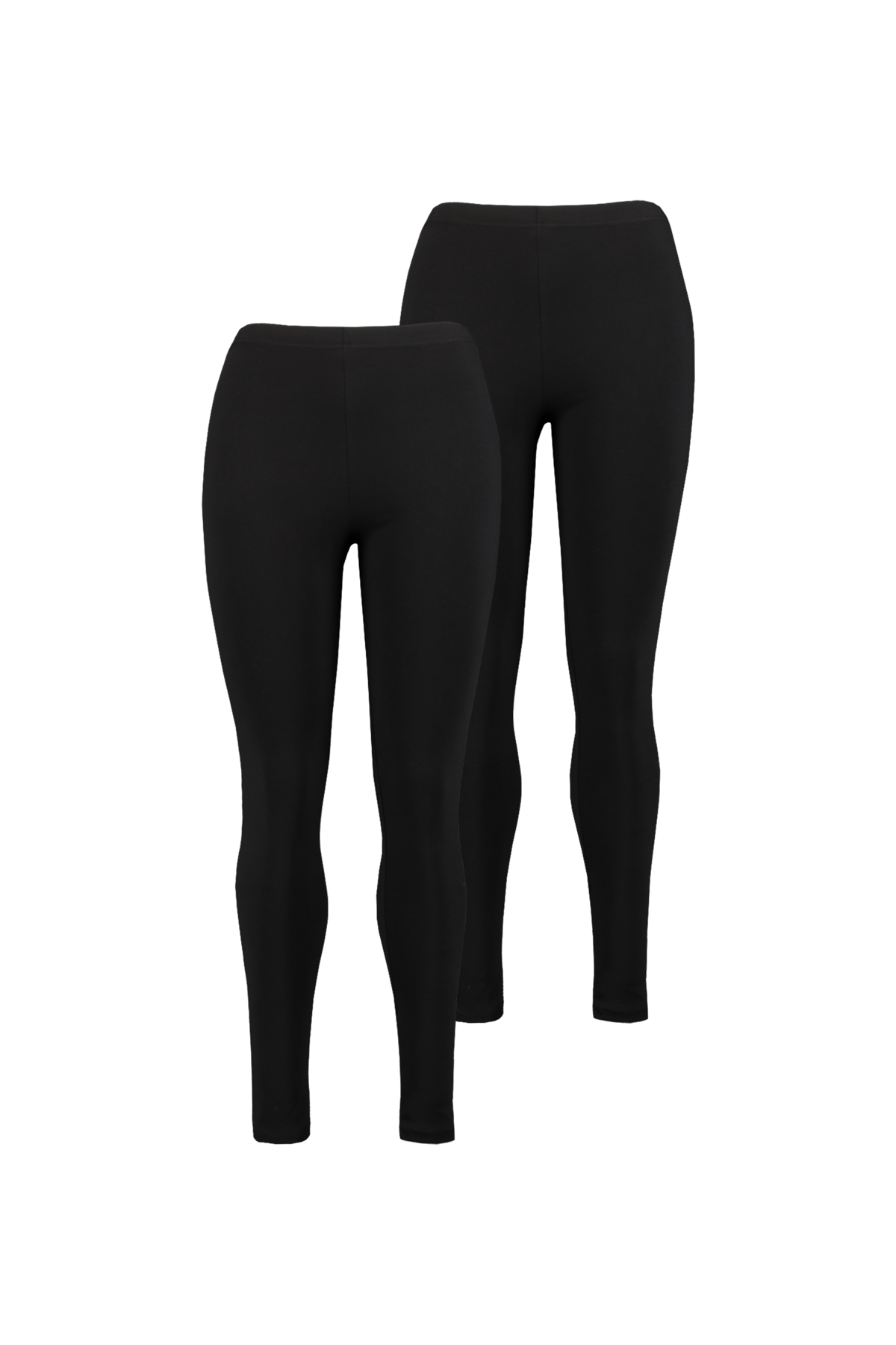 Damen Leggings im Zweier-Pack Schwarz | MS Mode